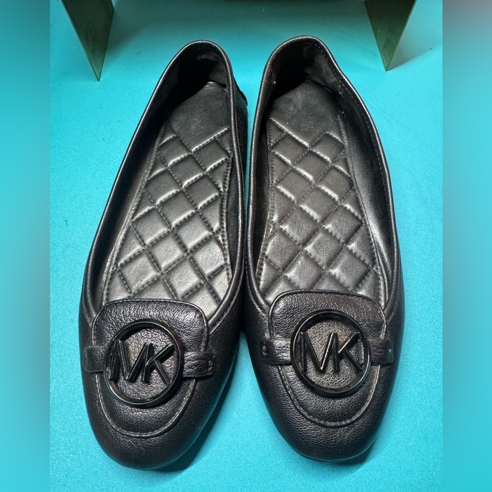 Michael Kors Lillie quilted leather ballet flats